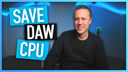 QUICK WAY To SAVE CPU in your DAW